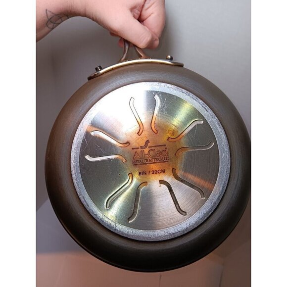 All-Clad 8" Hard-anodized HA1 Non-Stick Skillet Induction Non Stick Frying Pan - Picture 5 of 5